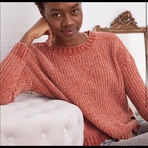 Aerie Chenille Coral Sweater